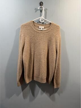 Mens Industry Knitted Sweater Size XL Tan Pullover